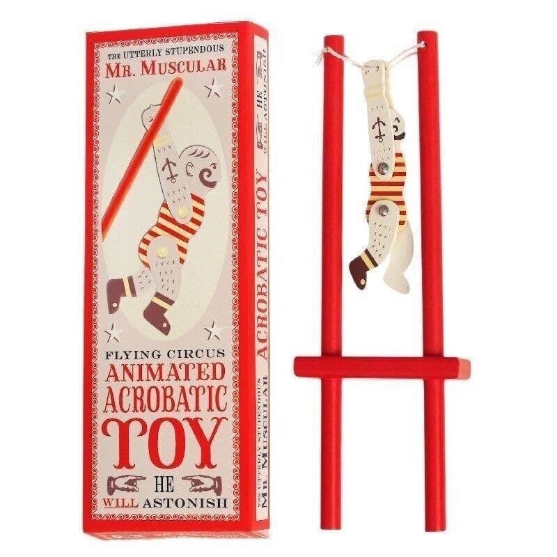 Wooden Acrobatic Toy - Mr Muscular