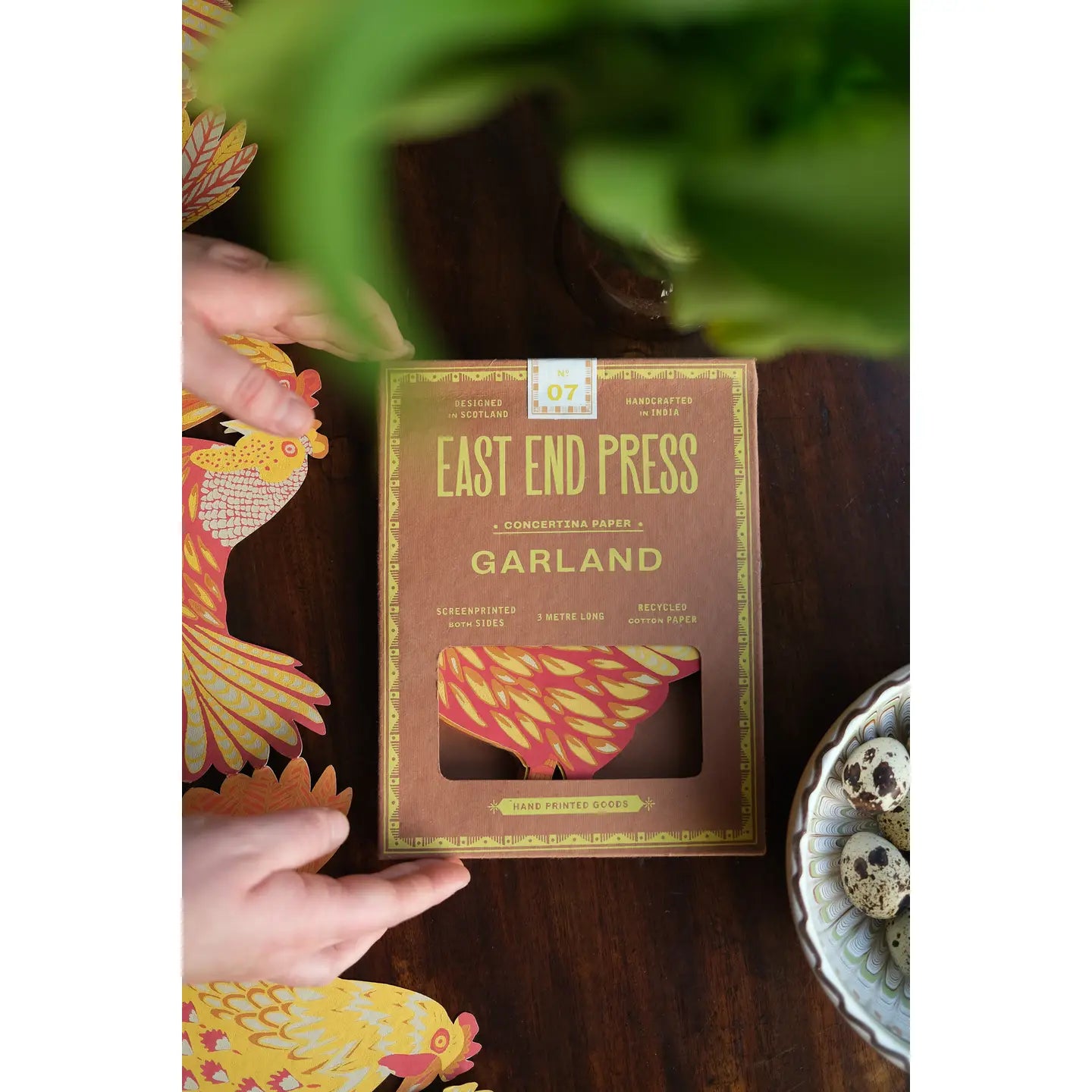 Chicken Concertina Garland