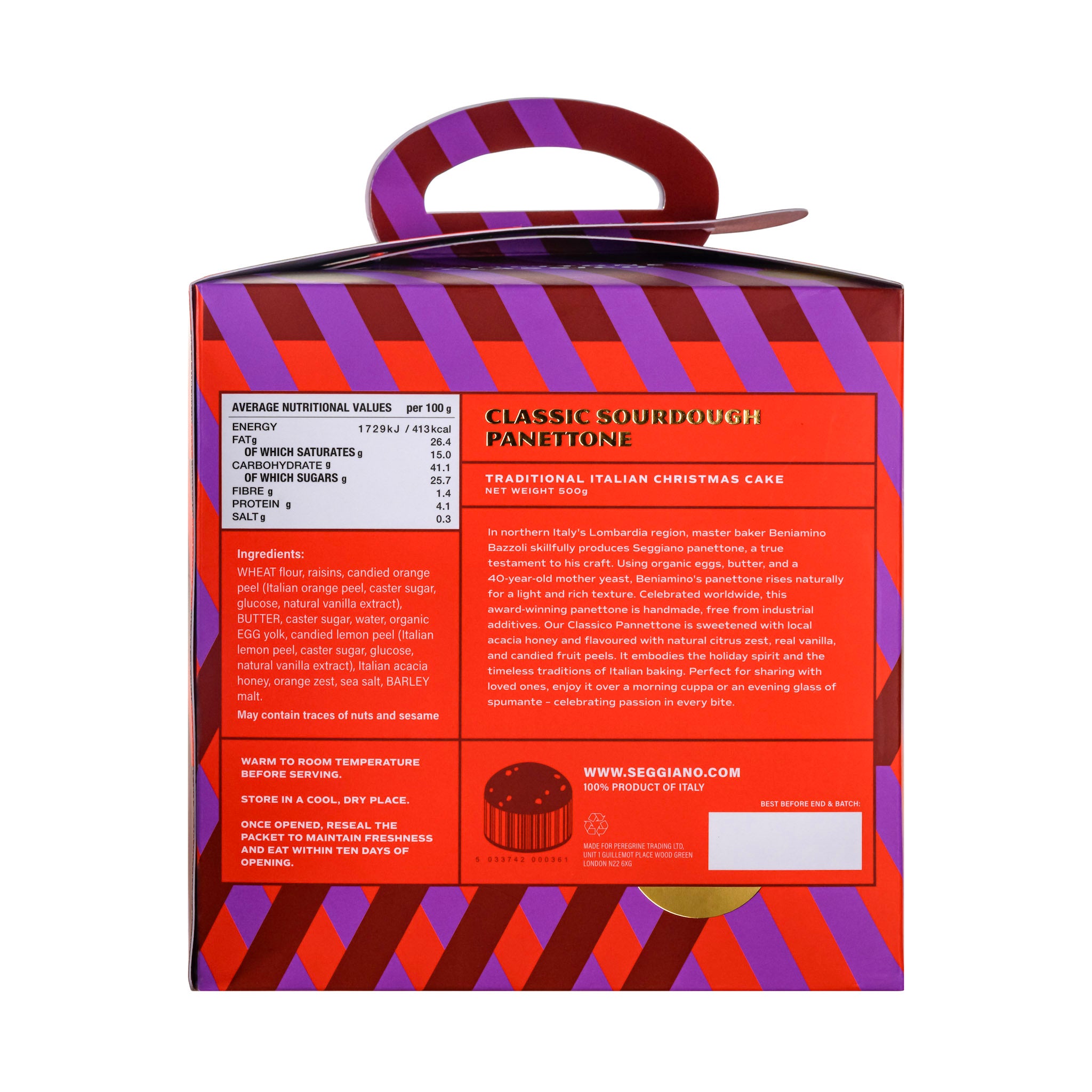 Seggiano Traditional Christmas Panettone