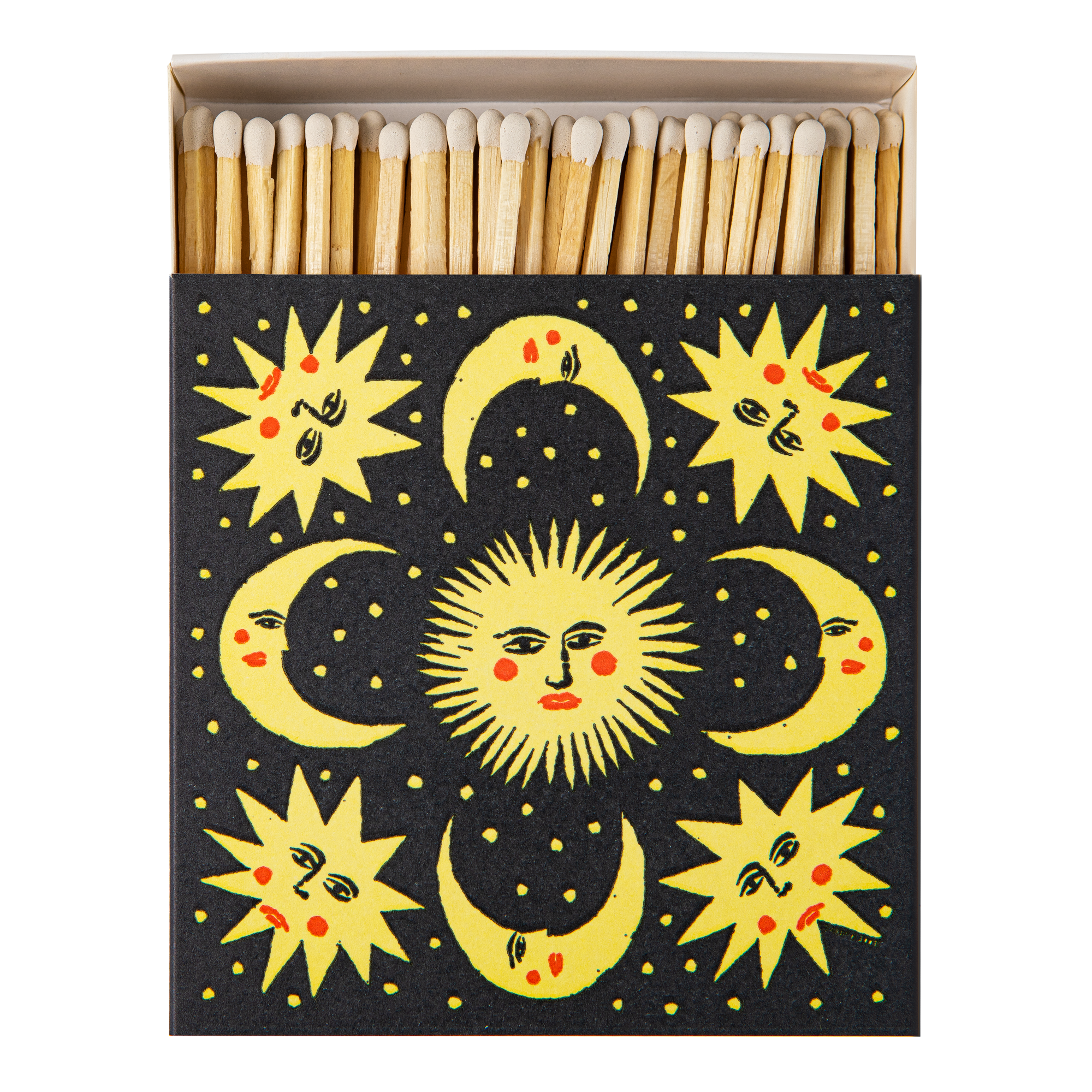 Moon and Sun | Square - Safety Matches