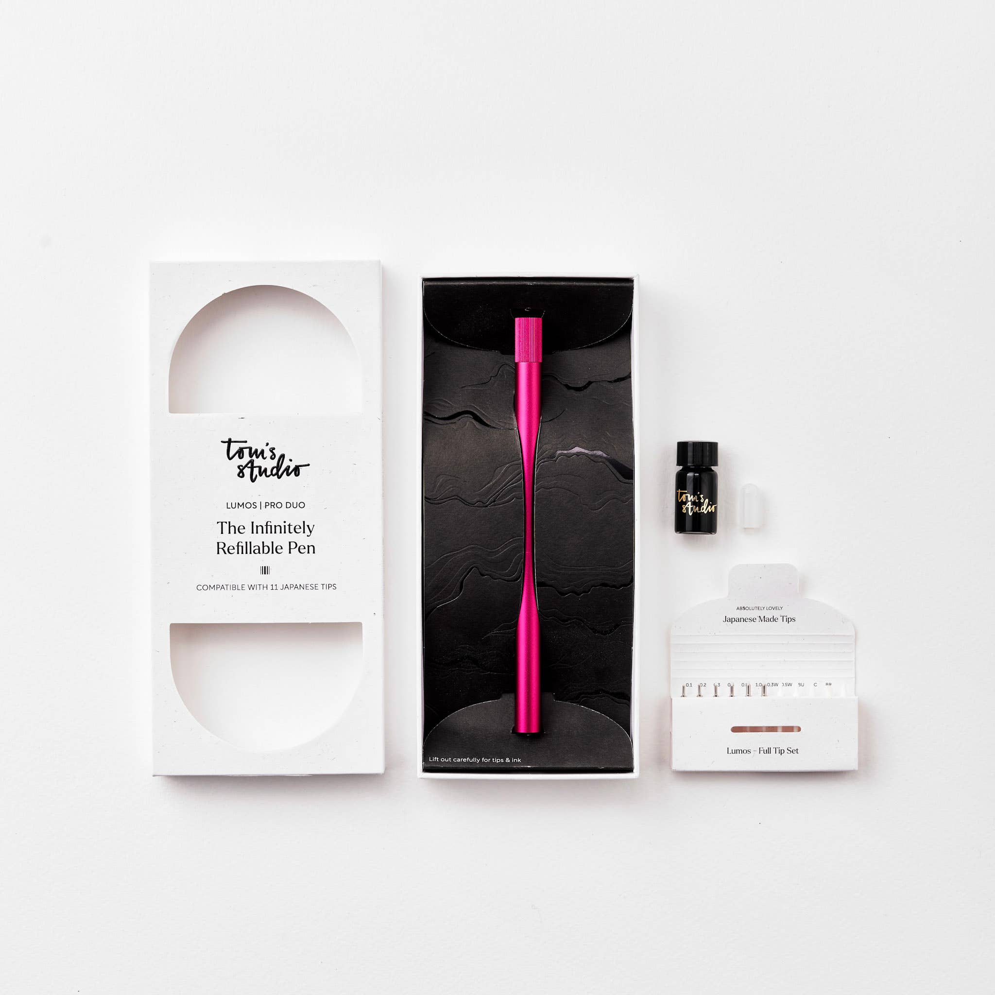 Lumos Pro - Refillable Multi-Tip Pen