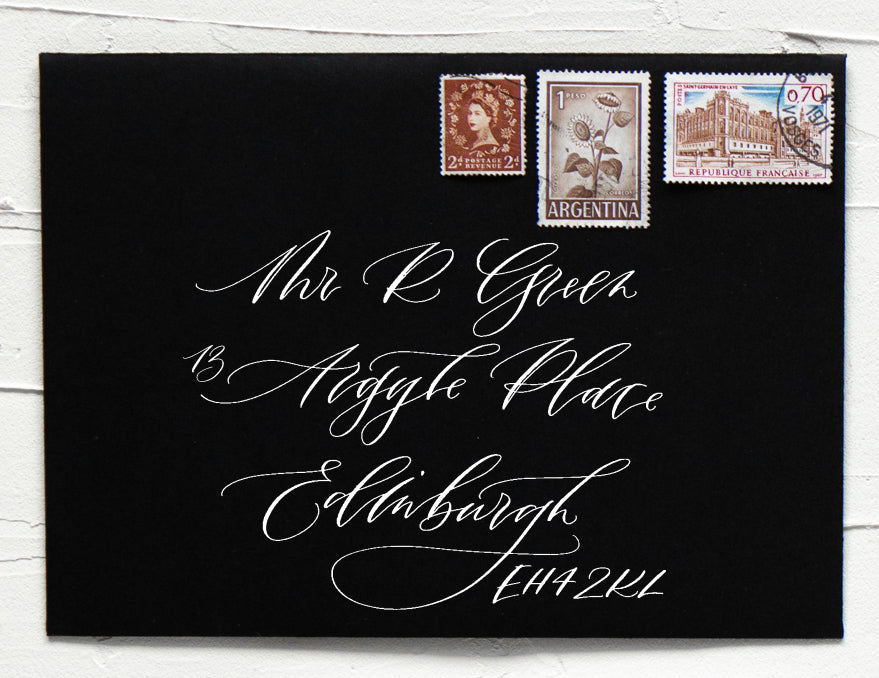 Personalised Calligraphy Message