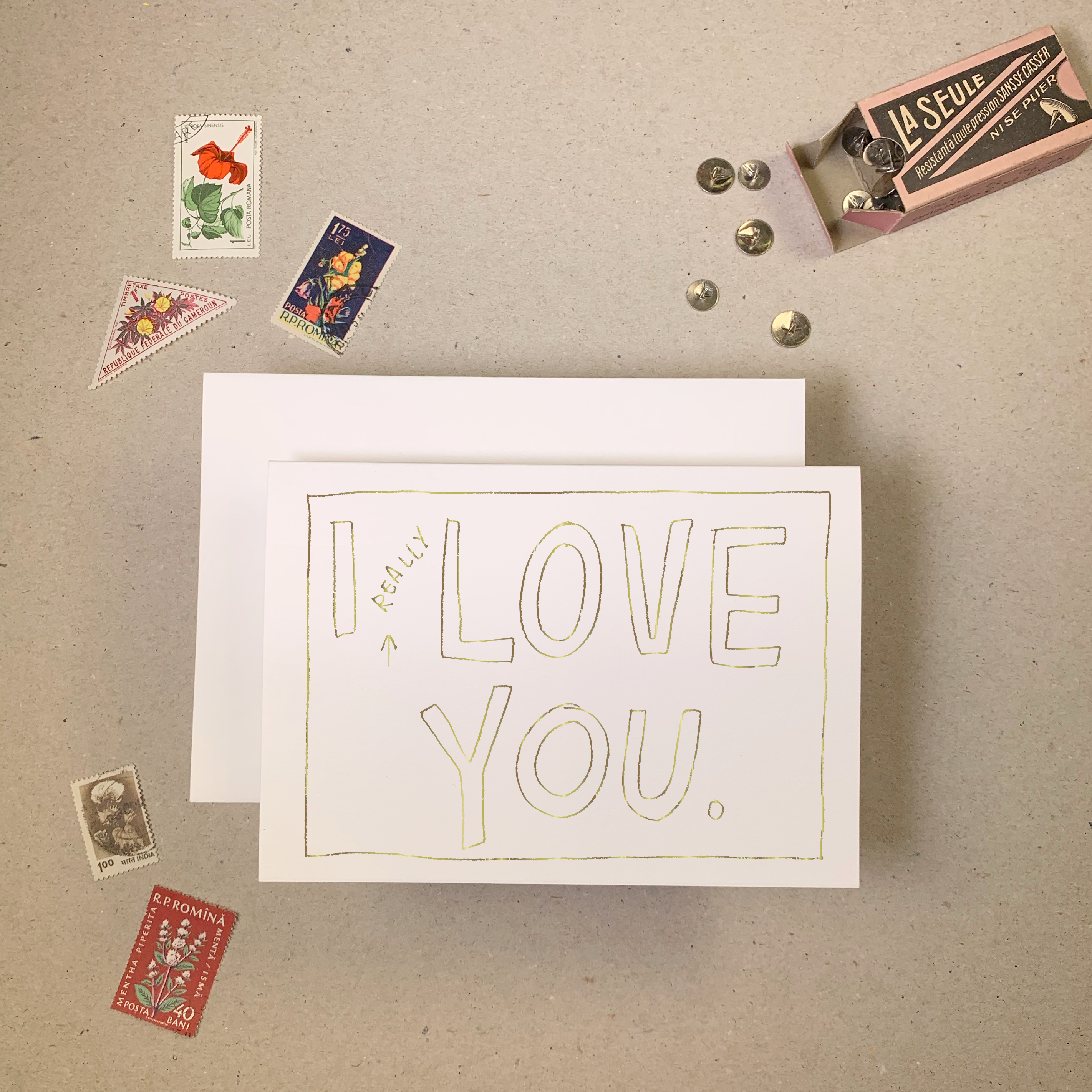 I REALLY love you Greetings Card