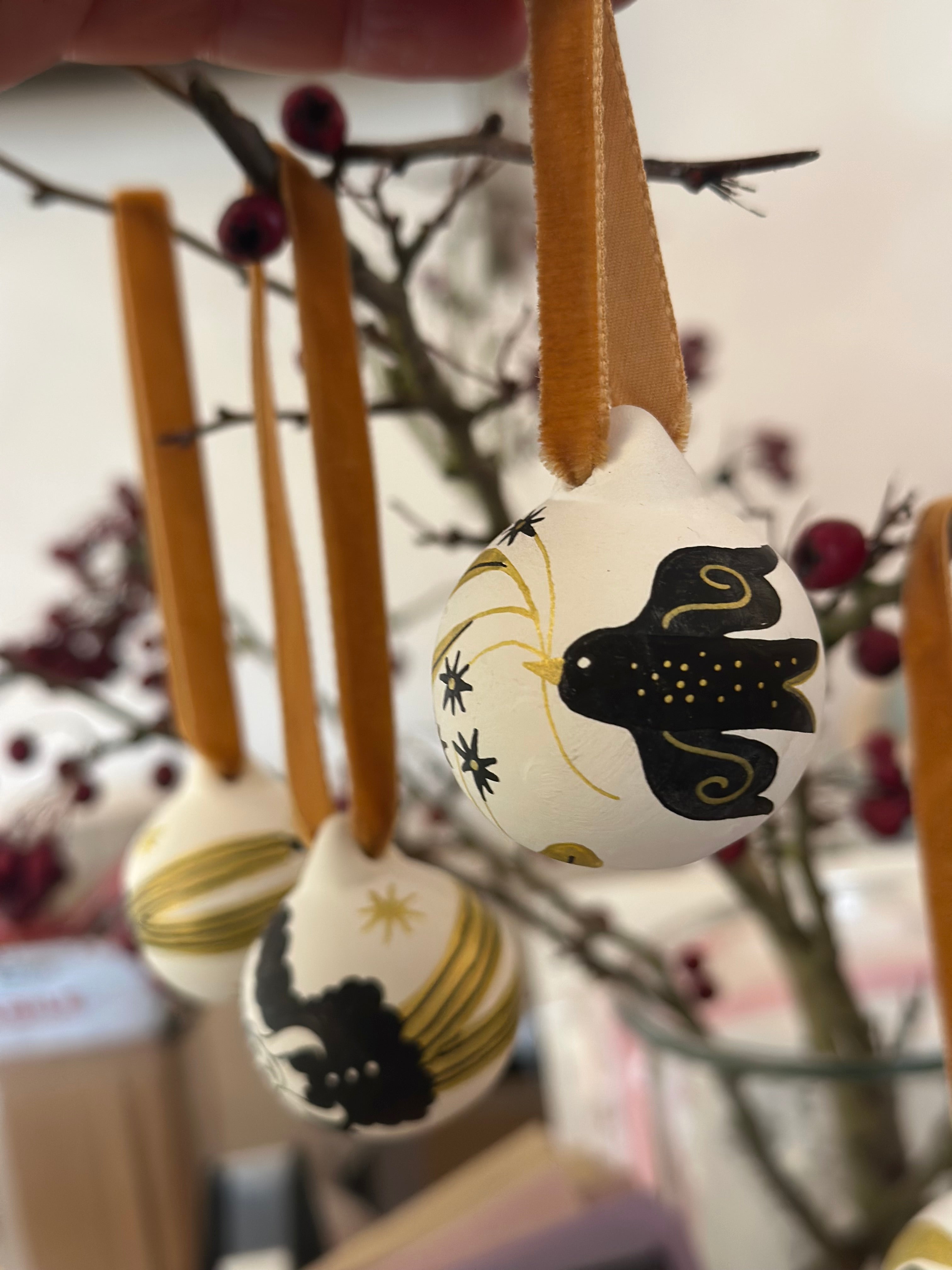 Limited Edition Hand painted Folk Art decoration