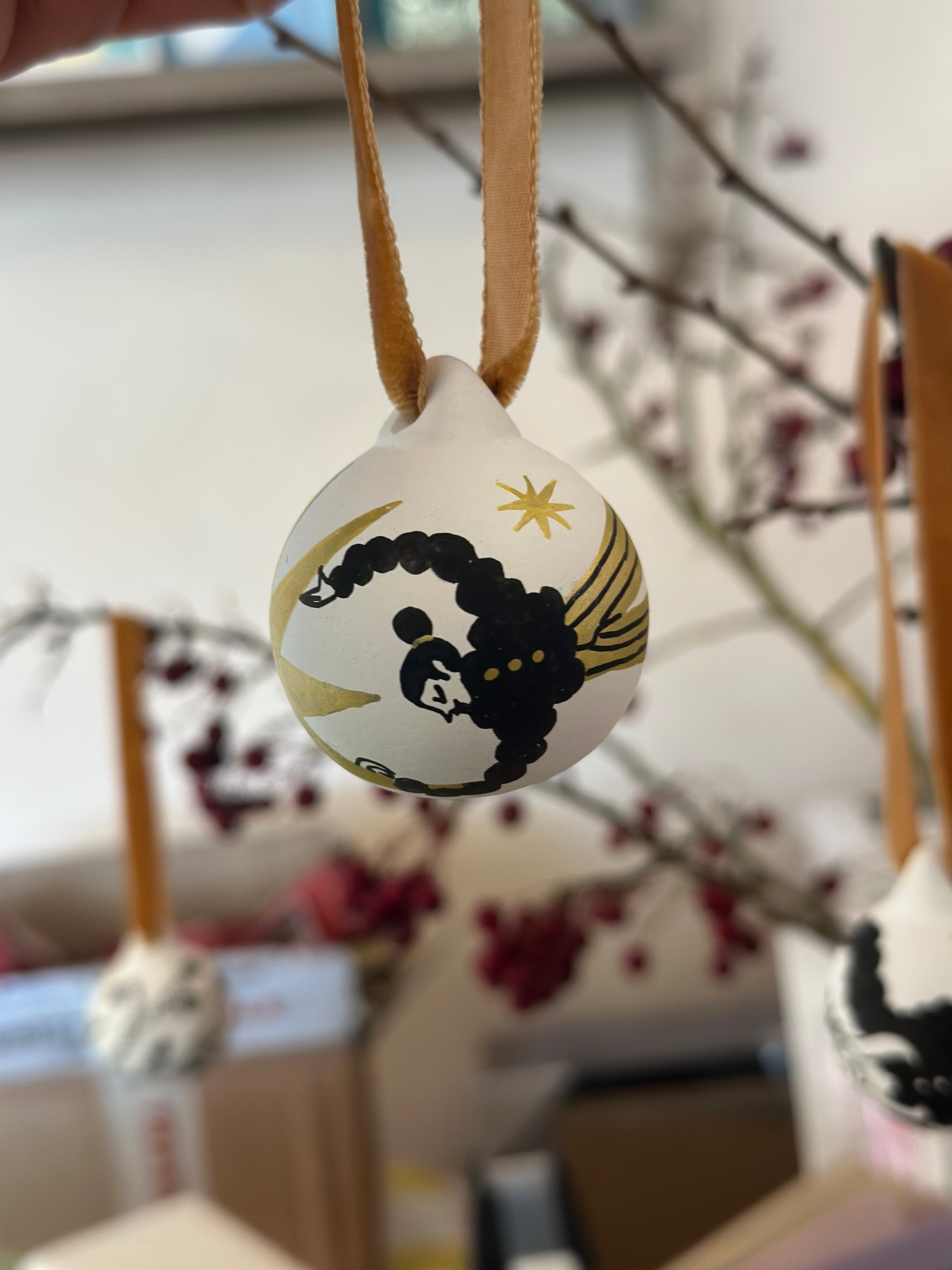 Limited Edition Hand painted Folk Art decoration