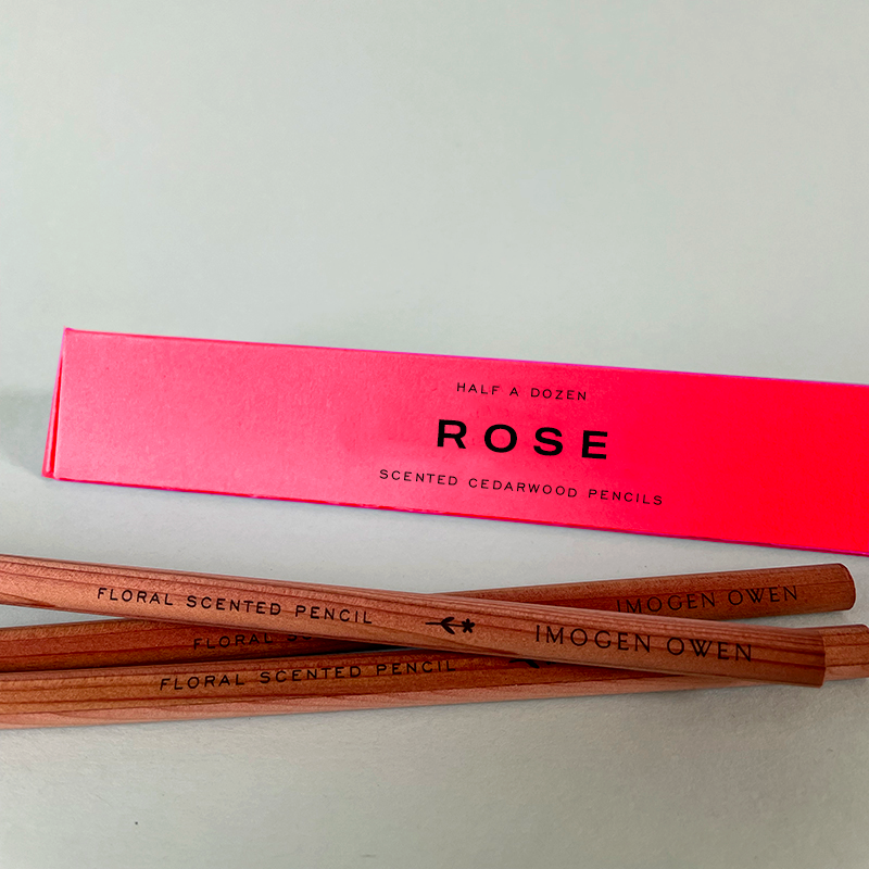 Rose Scented Pencils