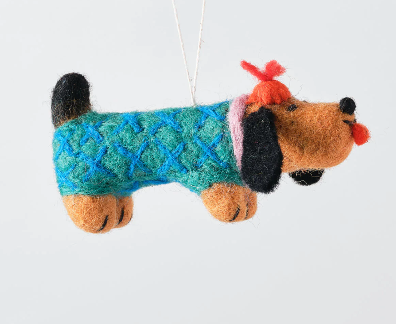 Wiener, SAUSAGE DOG, Ornament