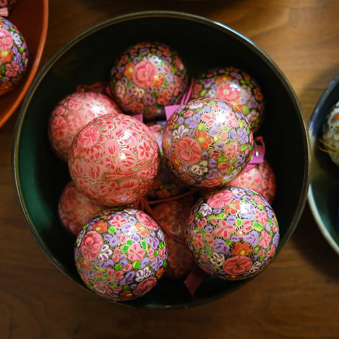 Dusty Pink and Gold Bauble