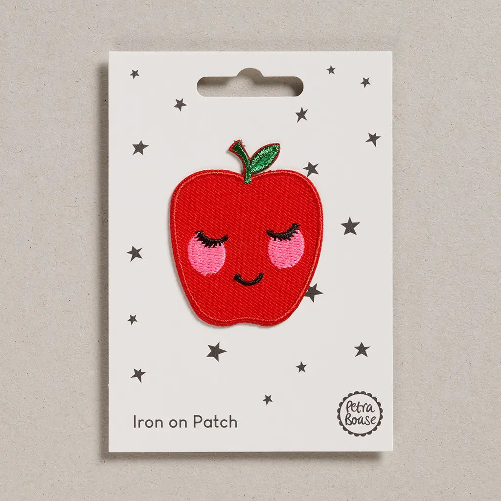 Apple Iron On Patch