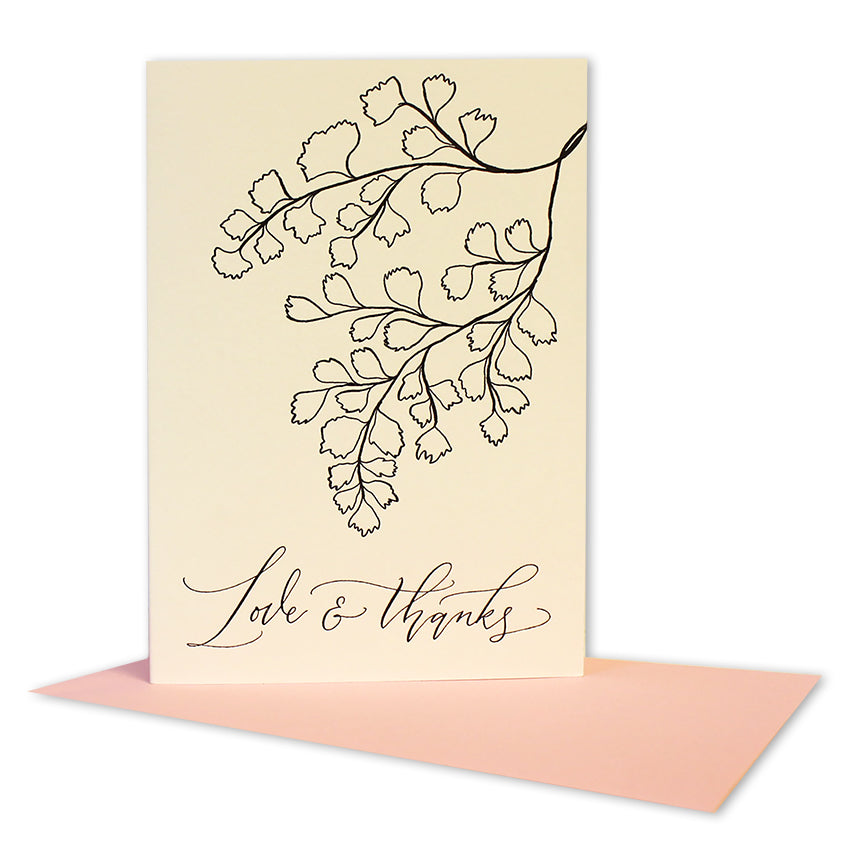 Love & Thank You Card