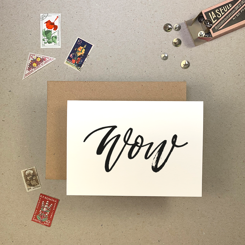 Wow Greetings Card