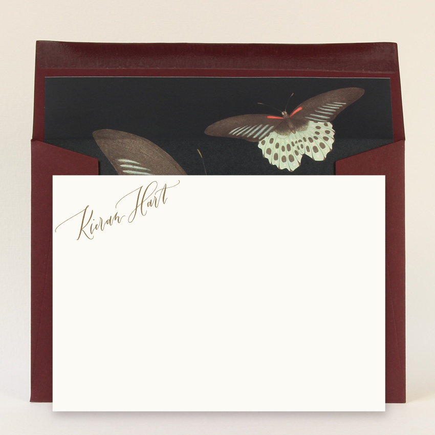 Bespoke Calligraphy Luxury Correspondence