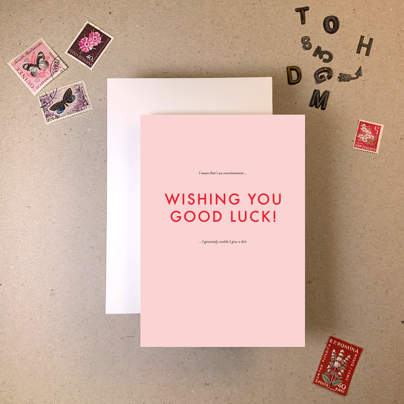 Good Luck Card