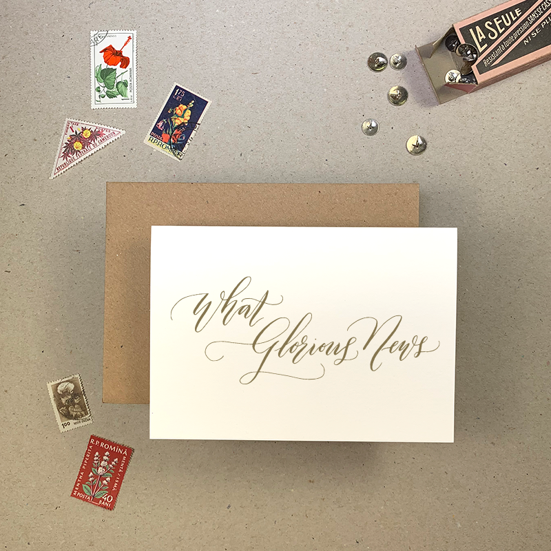 Glorious News Celebration Card