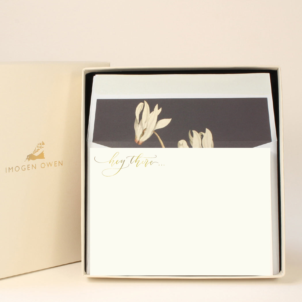 Luxury Correspondence Set - Cyclamen