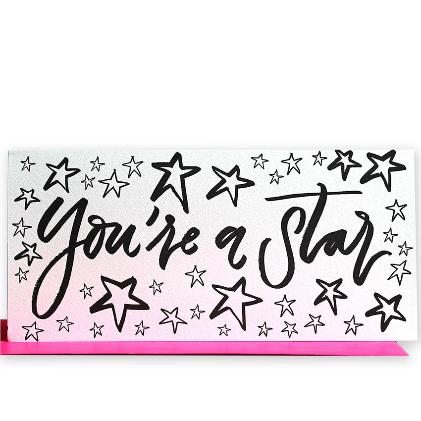 You're A Star Greetings Card