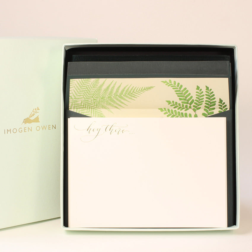 Luxury Correspondence Set - Fern