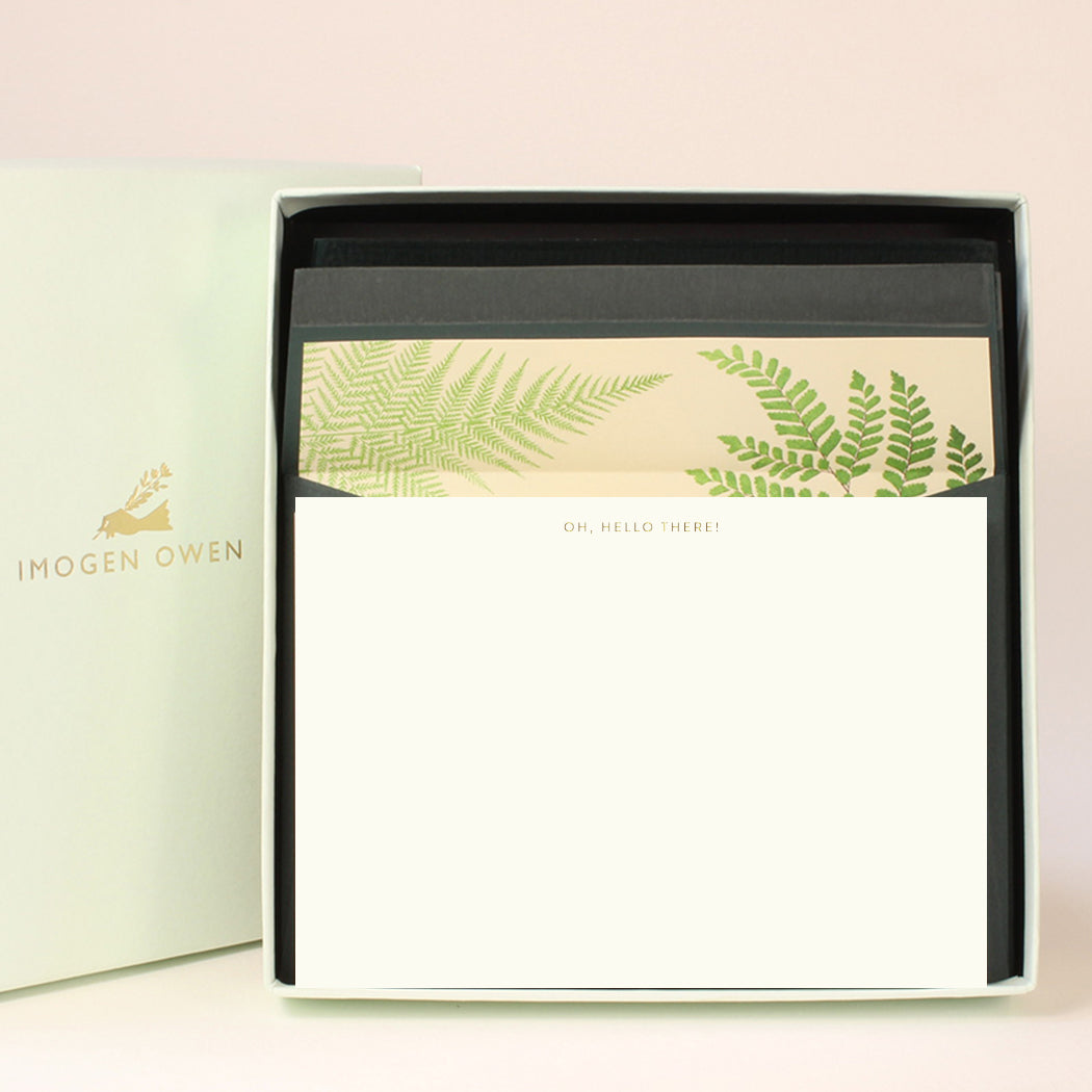 Luxury Correspondence Set - Fern