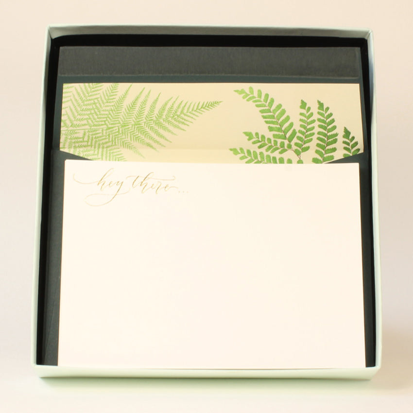 Luxury Correspondence Set - Fern