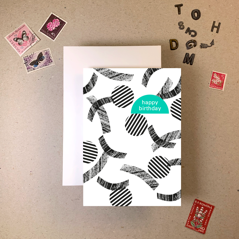 Happy Birthday Die Cut Card