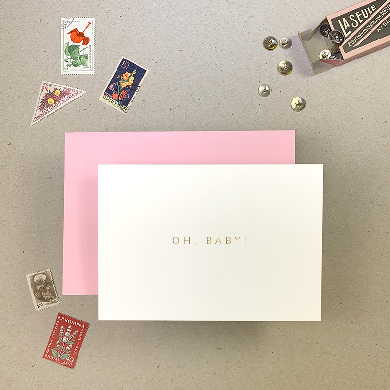 Oh Baby! New Baby Greetings Card