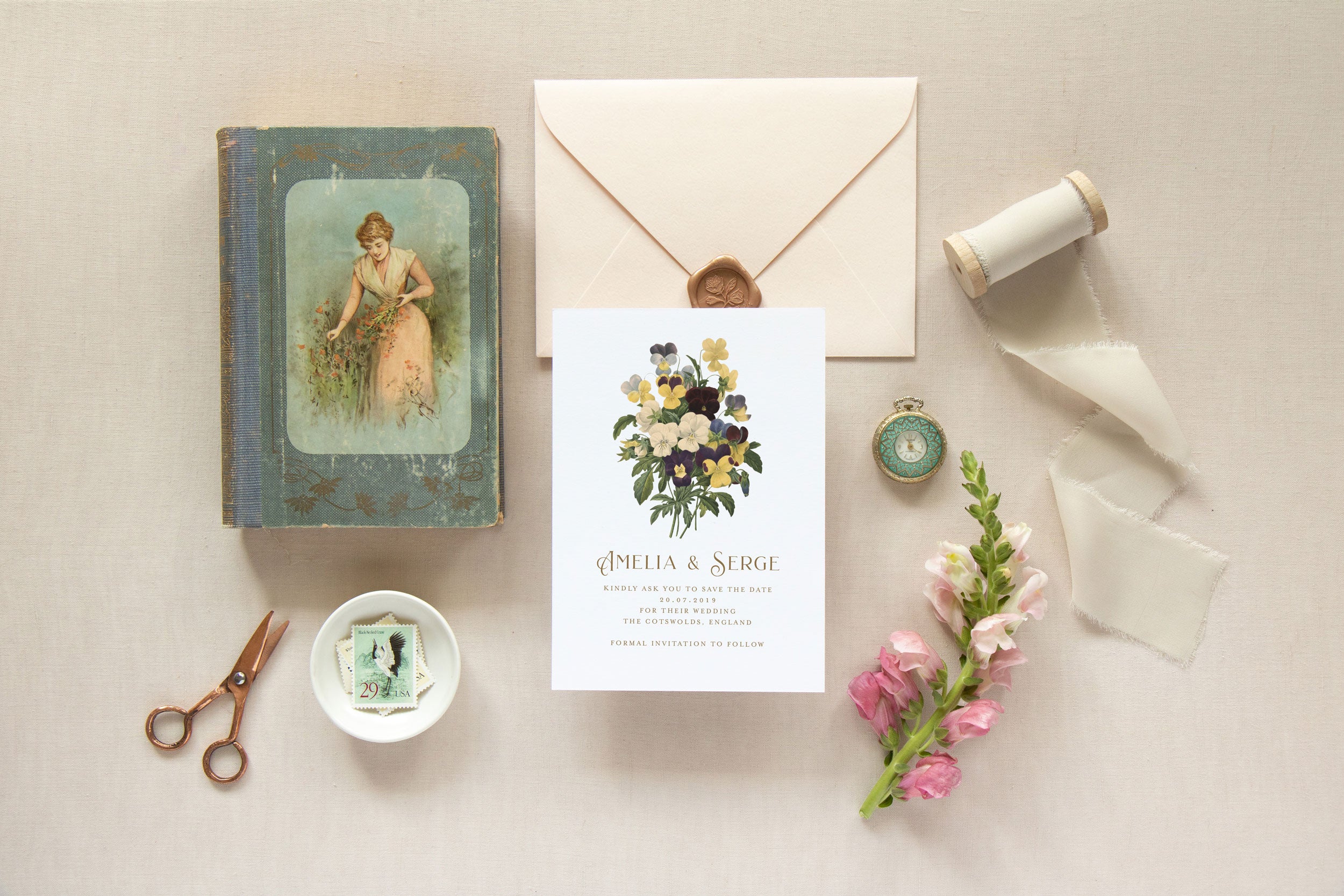 Pansy Collection - SAVE THE DATE