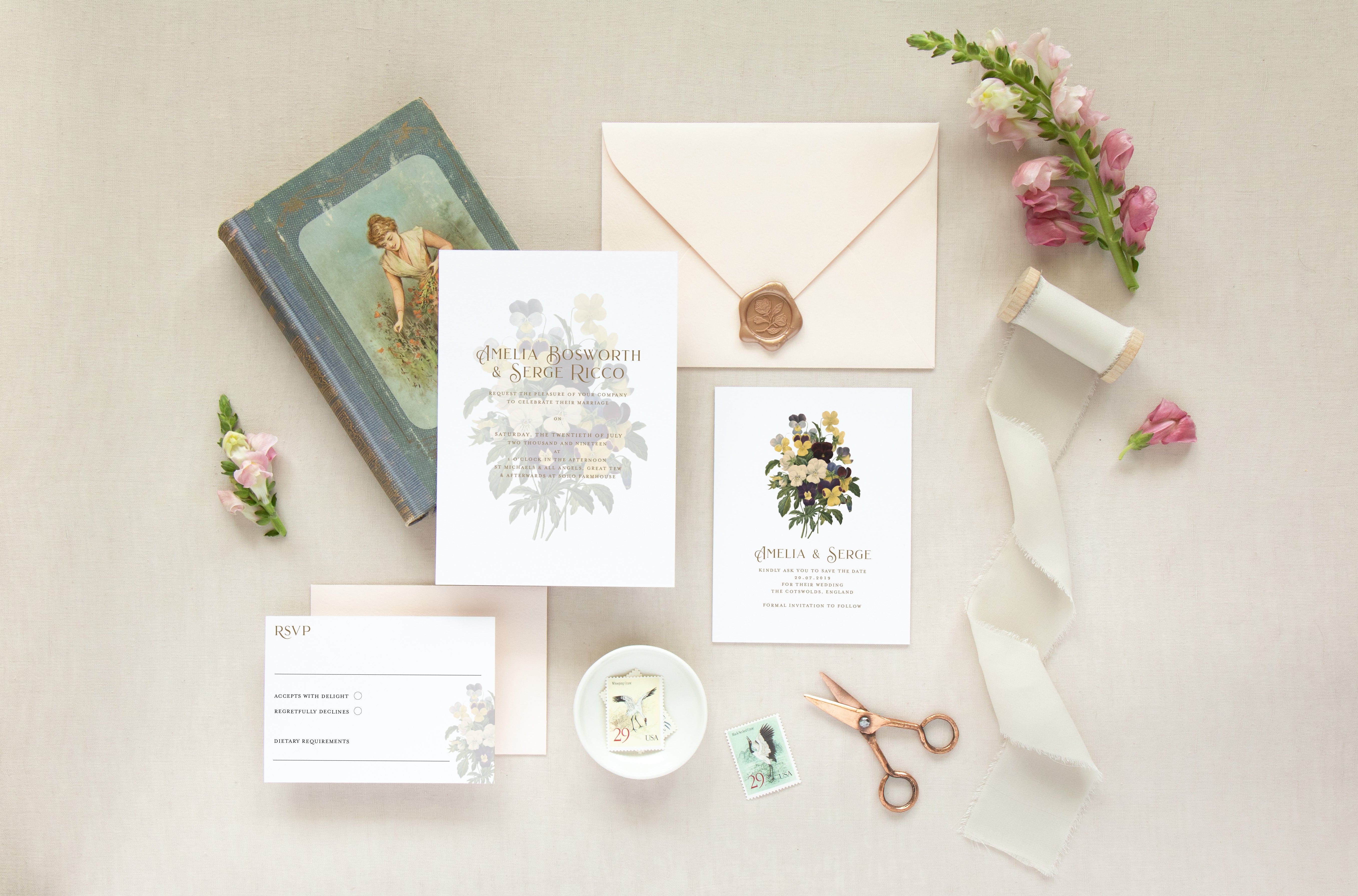 Pansy Collection - INVITATION