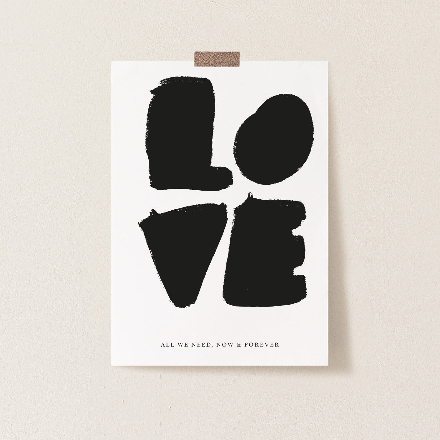 L-O-V-E, Print