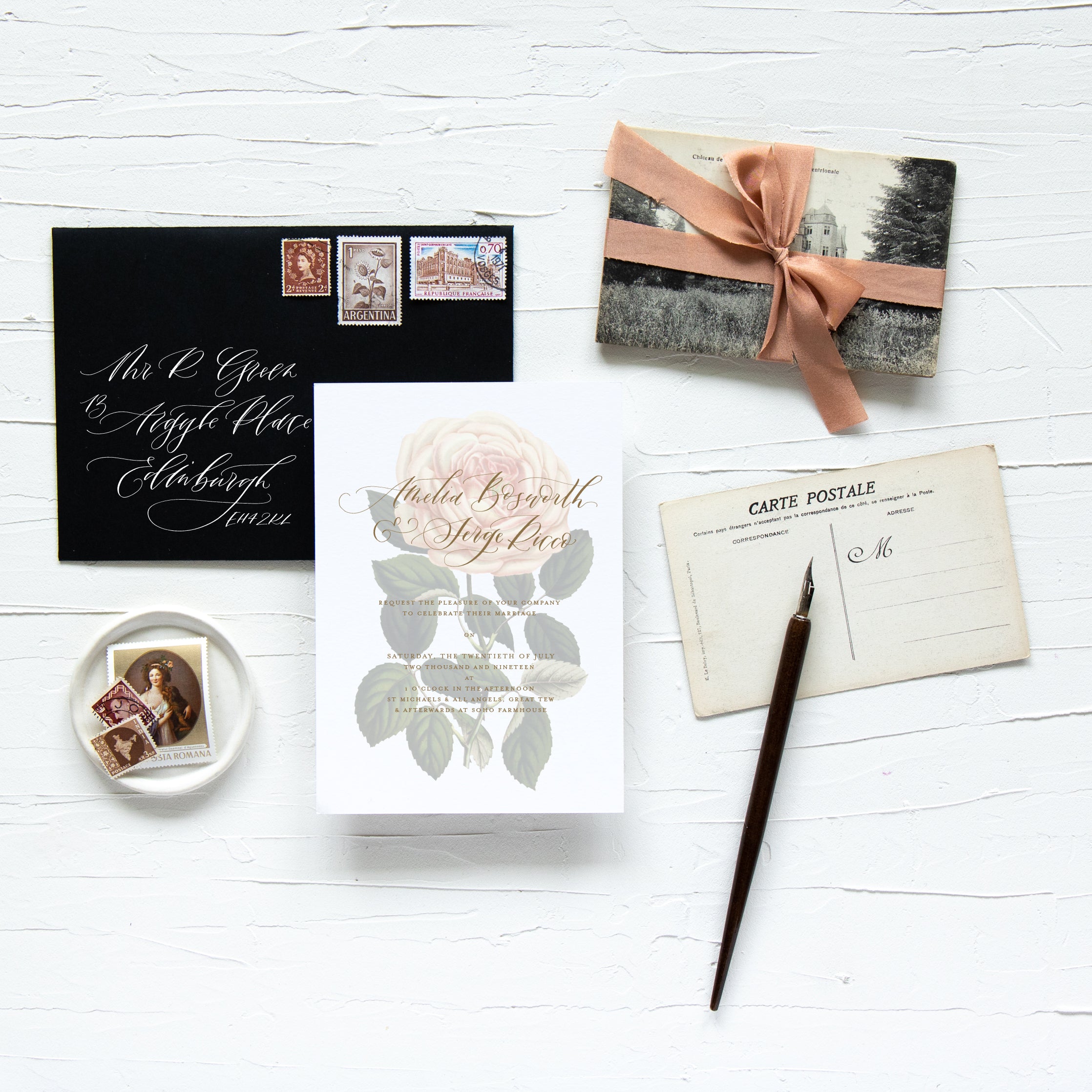 Rosamund Script Collection - INVITATION