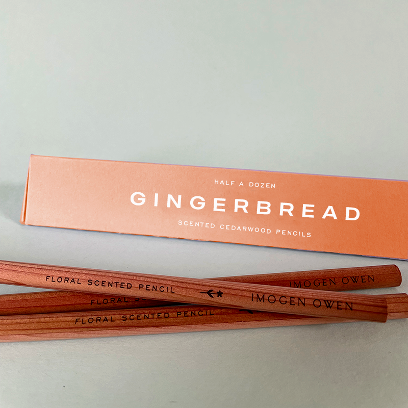 Gingerbread Scented Pencils