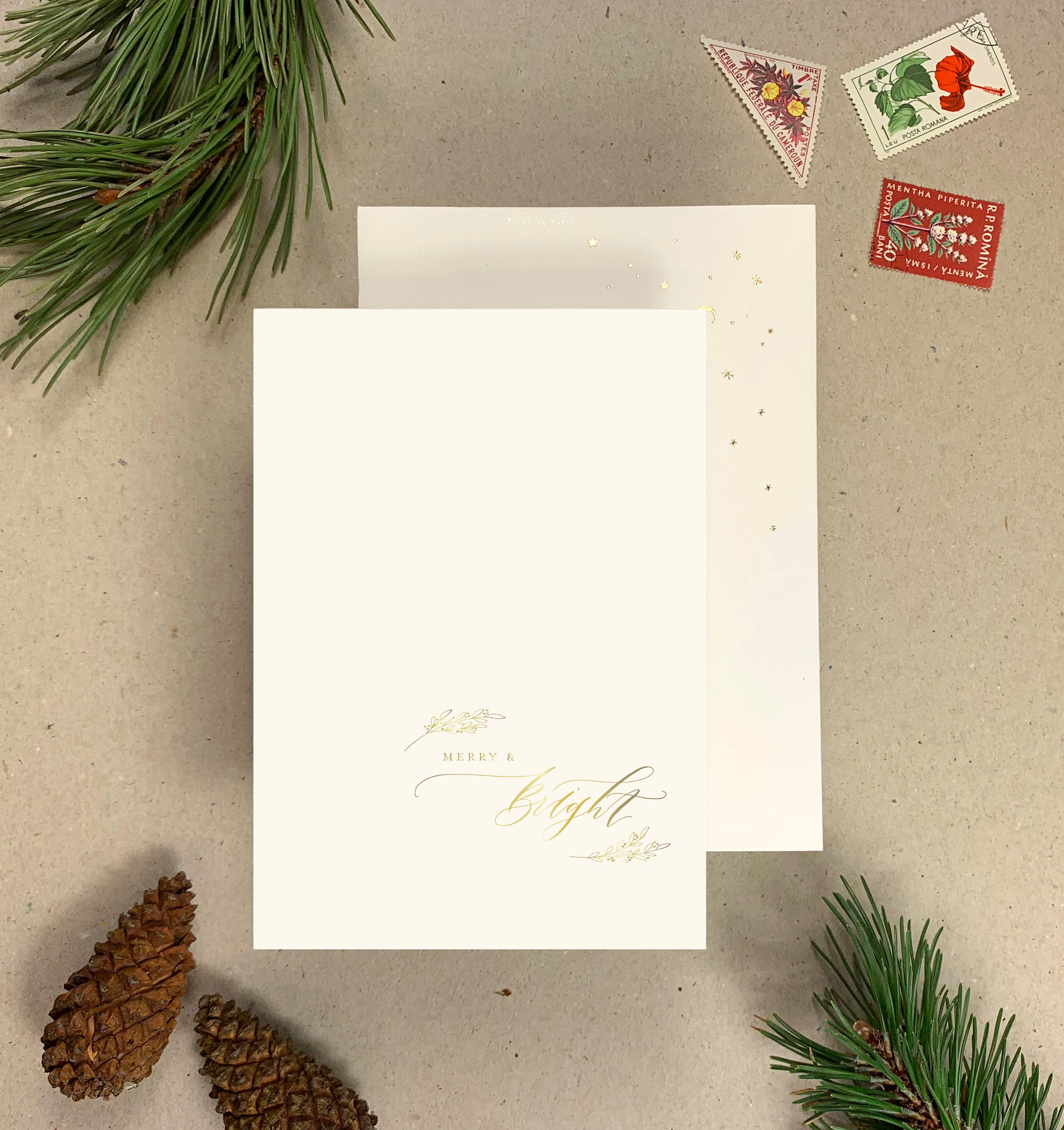 Merry & Bright Christmas Card