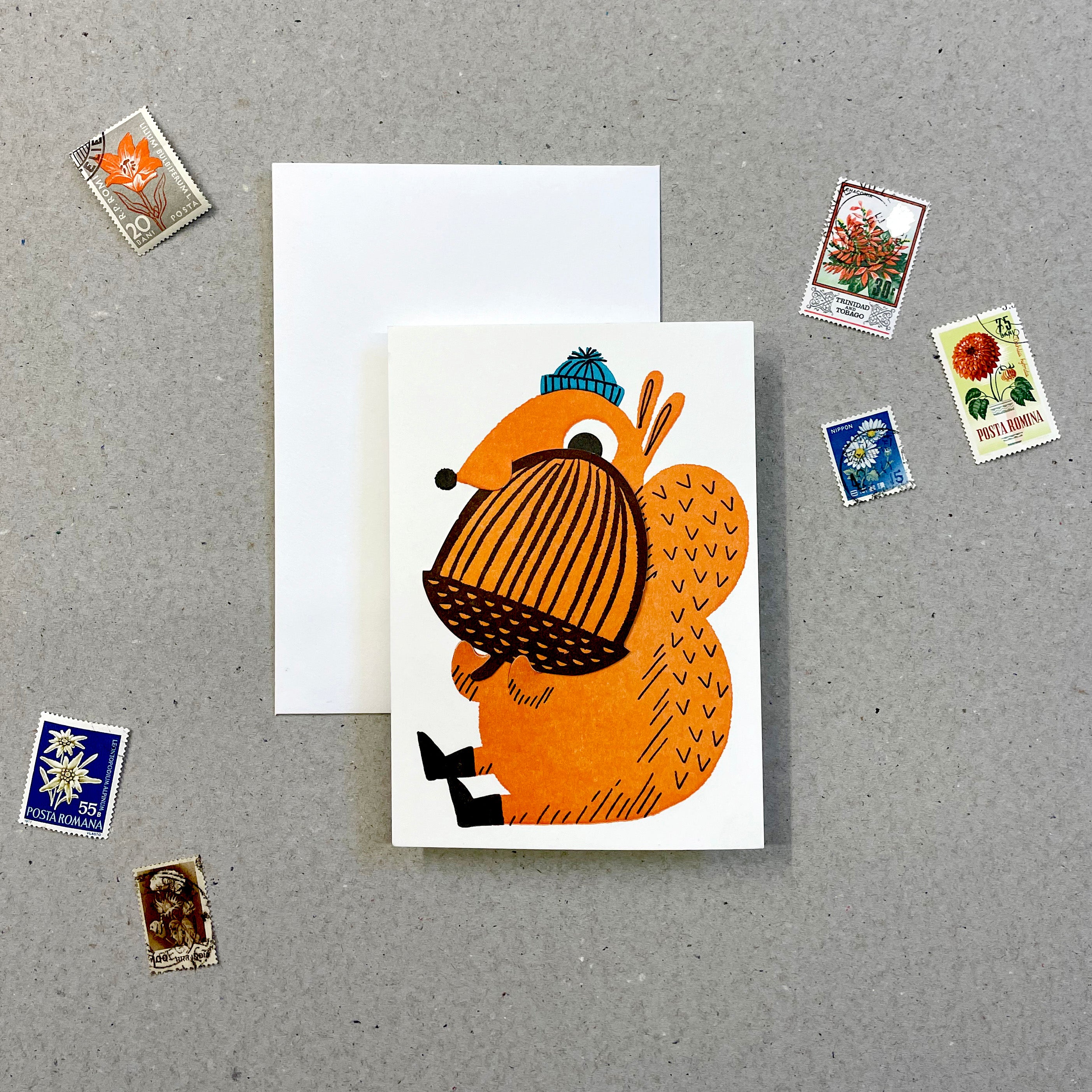 Nuts About You Die Cut Greetings Card