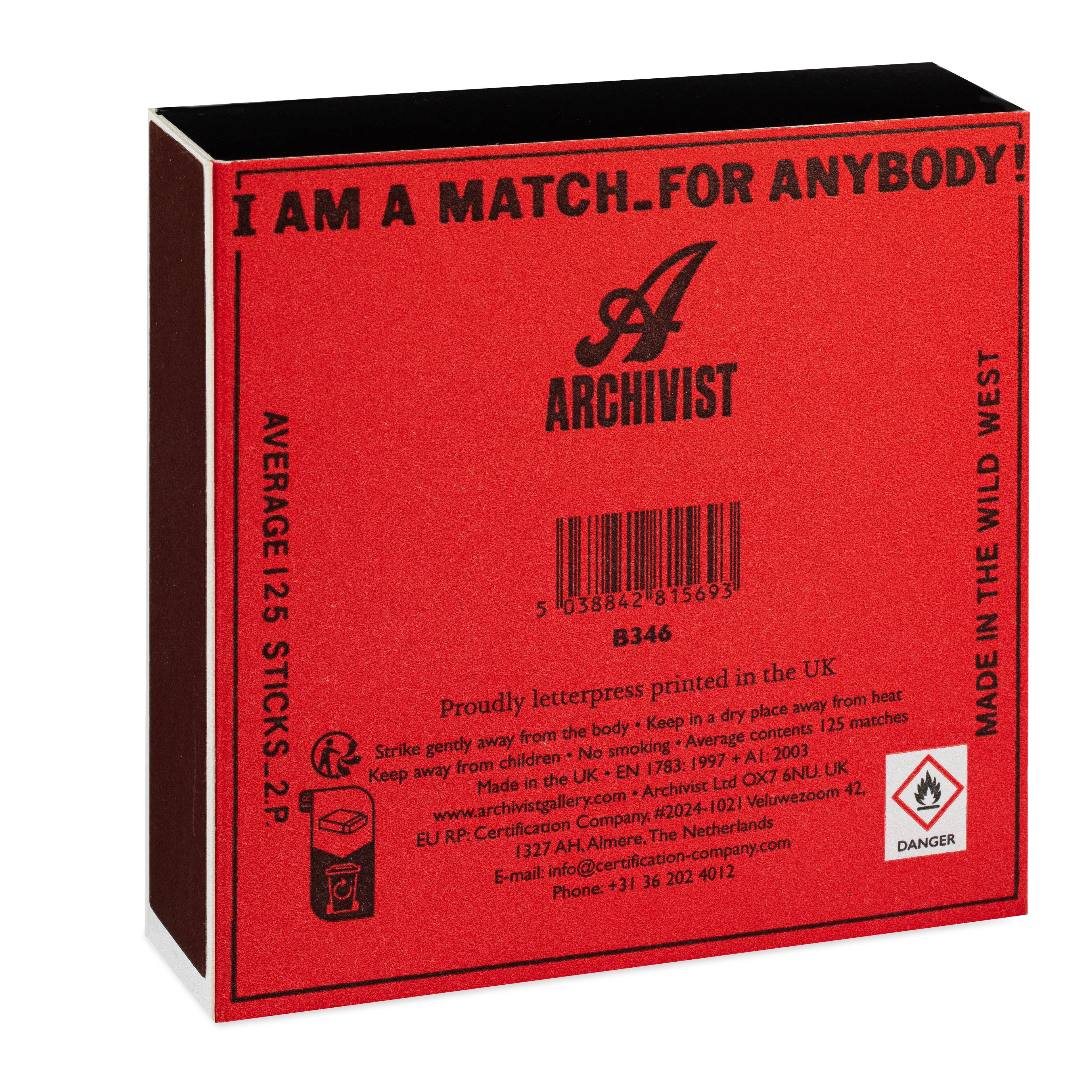 Cowgirl | Square Matchboxes