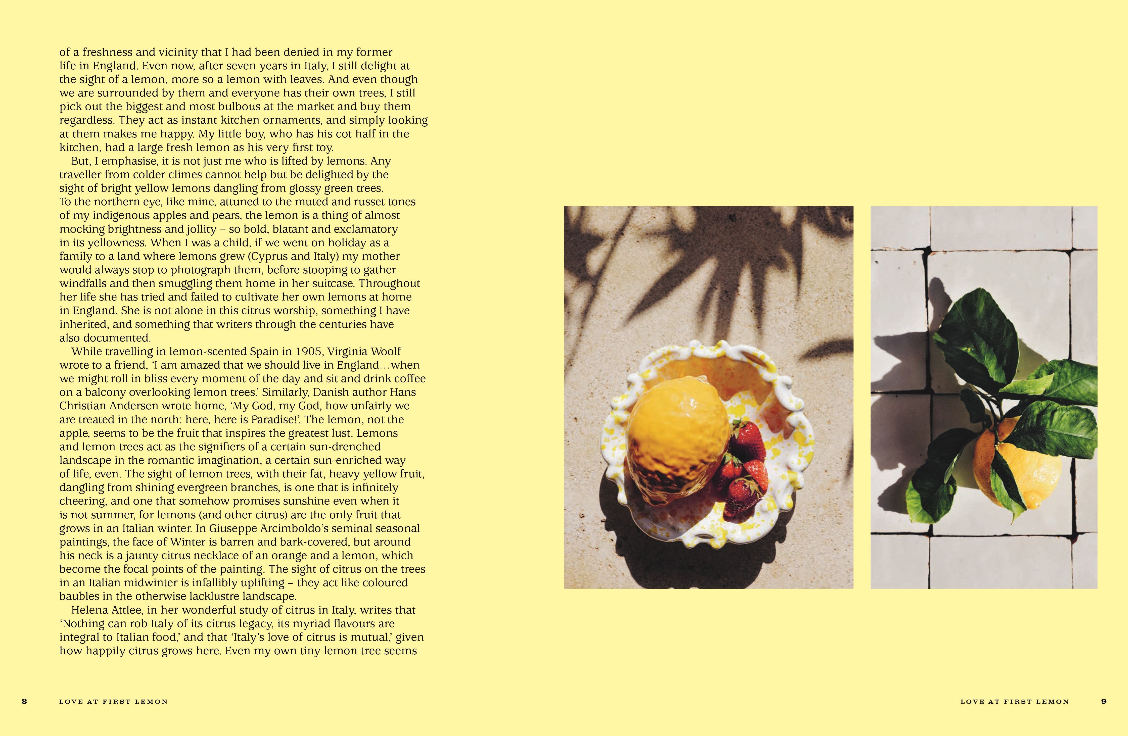 FOR THE LOVE OF LEMONS: ITALIAN INSPIRED SWEET/ SAVOURY