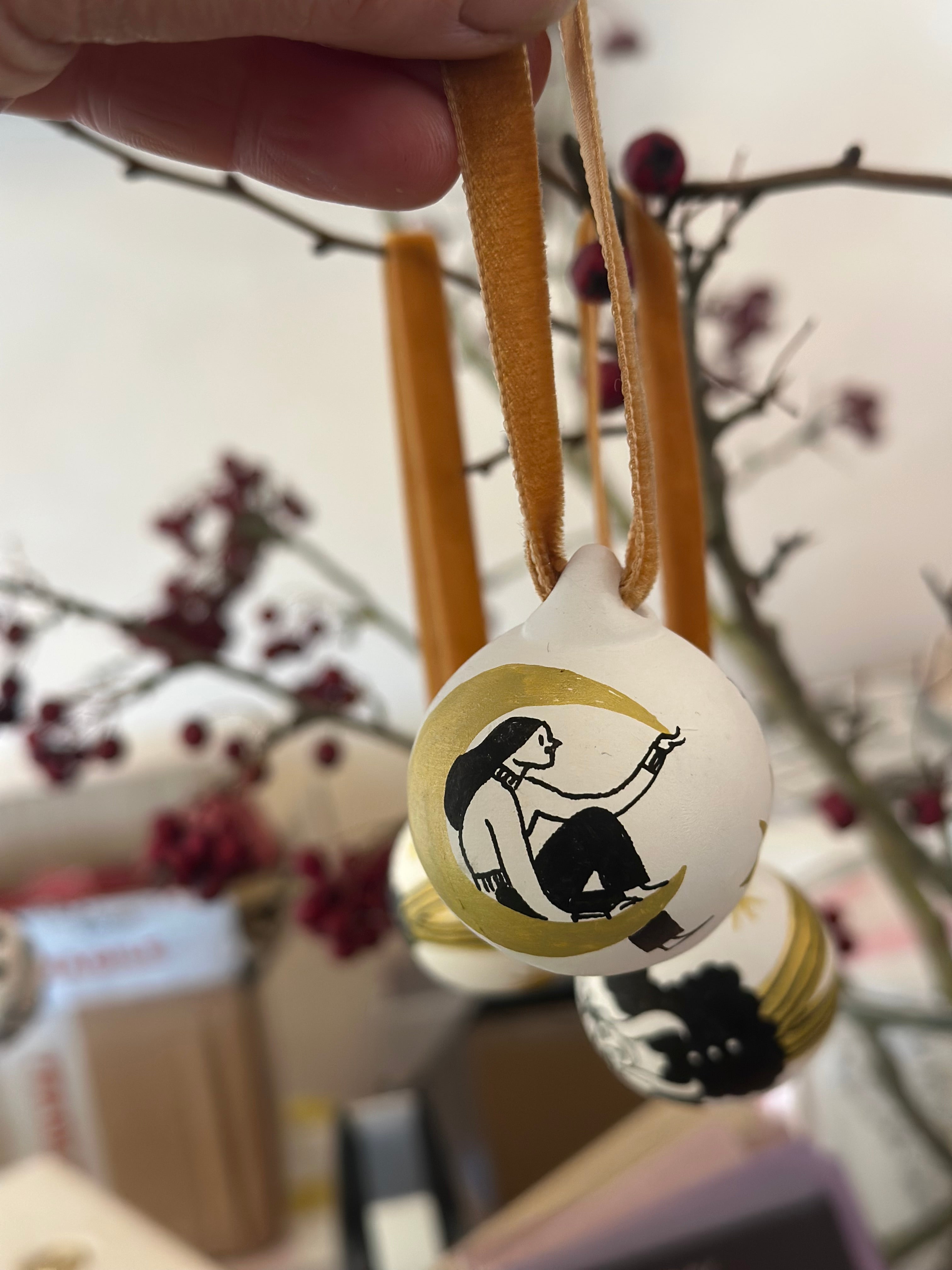 Limited Edition Hand painted Folk Art decoration