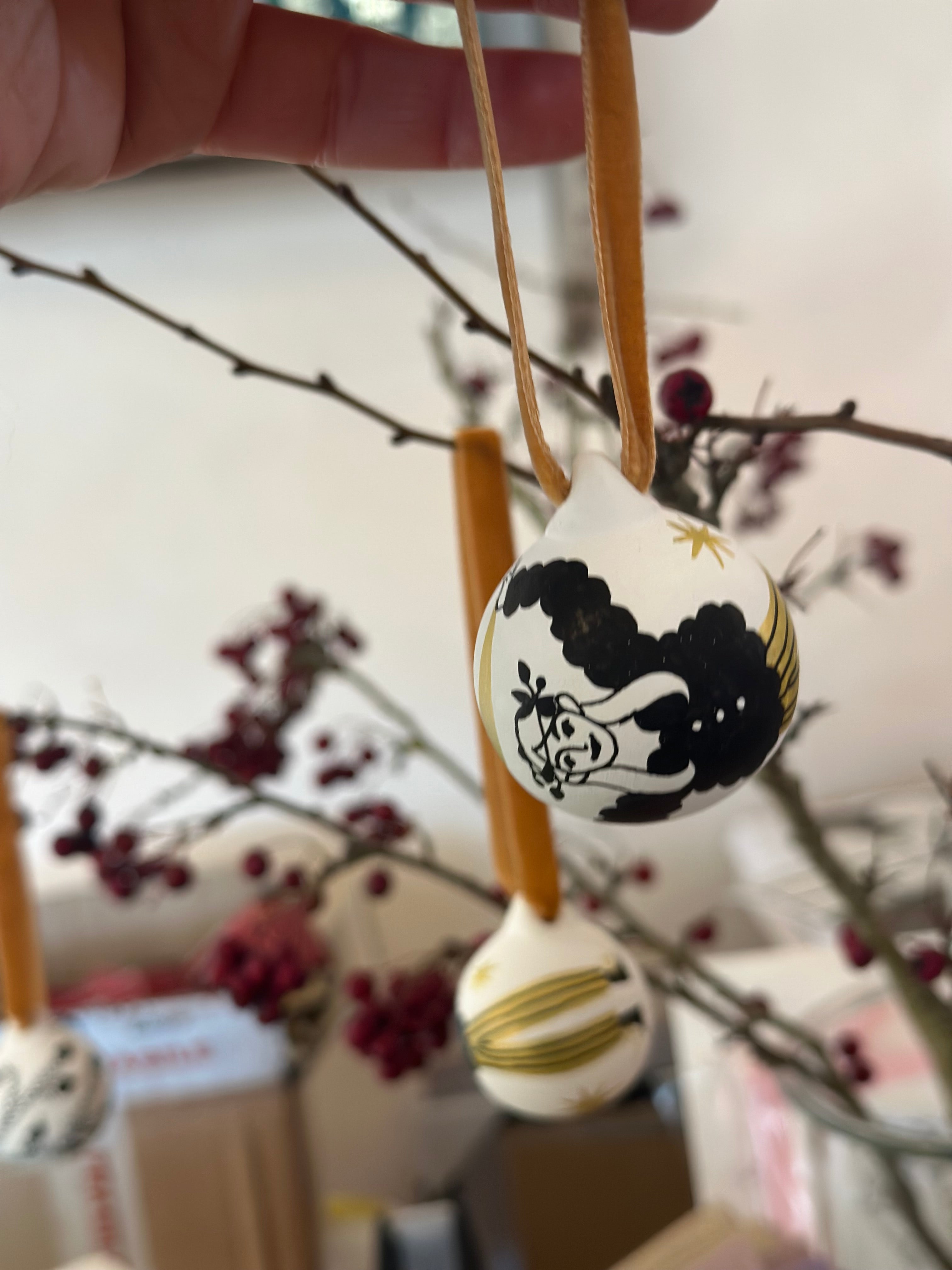 Limited Edition Hand painted Folk Art decoration