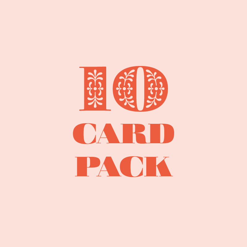 Pack of 10 Greetings Cards