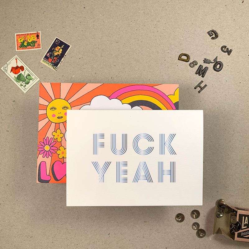 Fuck Yeah Greetings Card