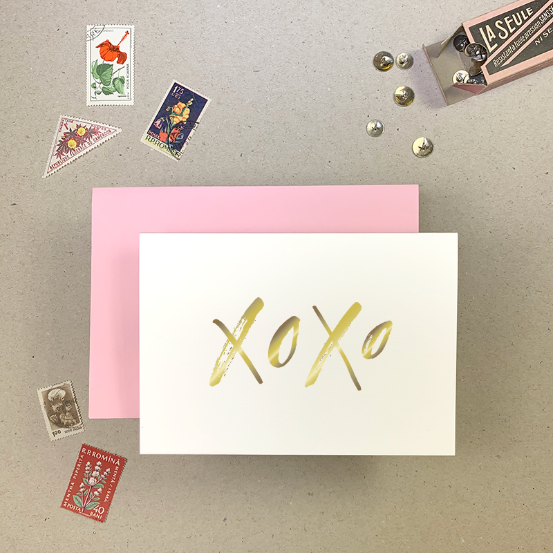 XOXO Greetings Card