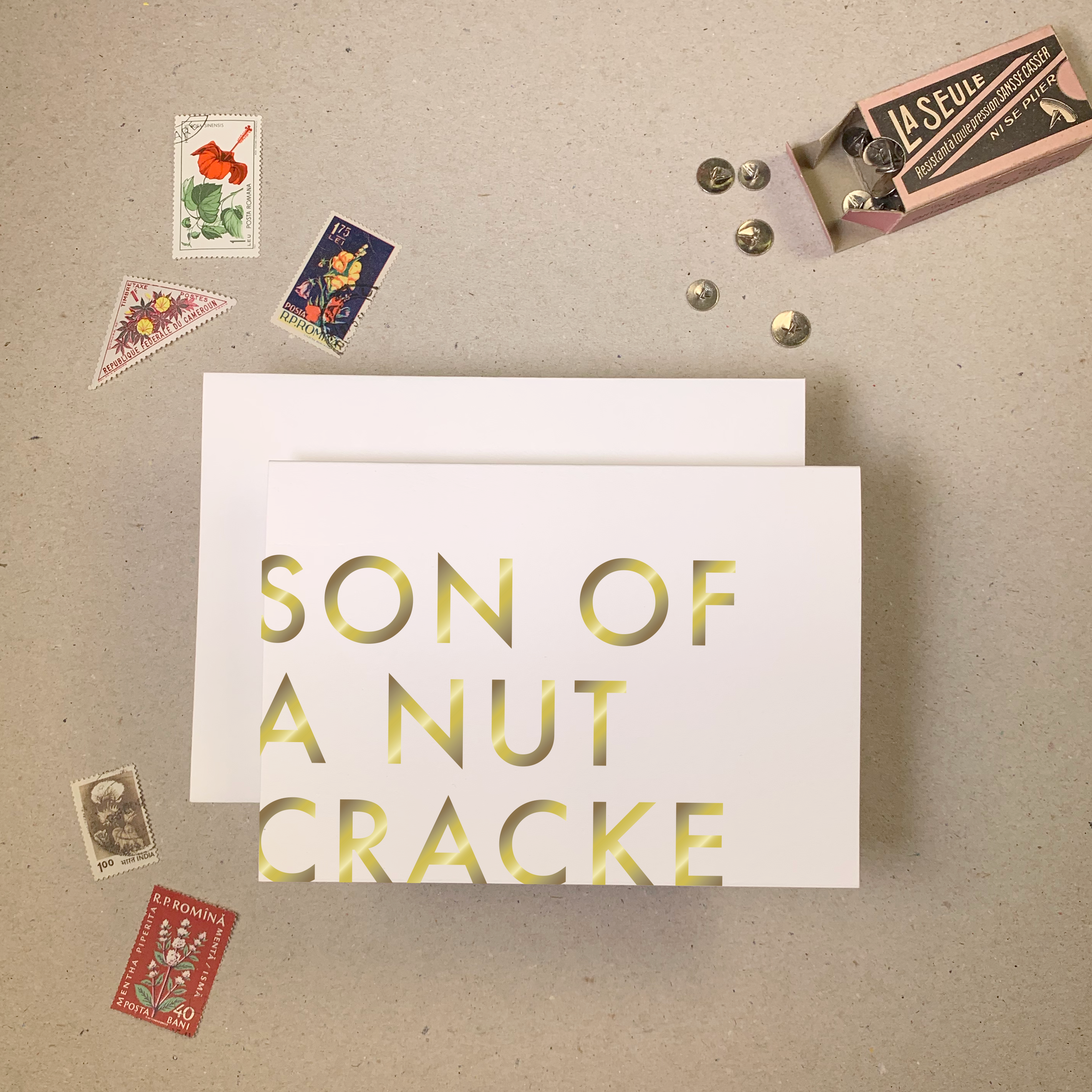 Son of A Nutcracker Graphic Christmas Card