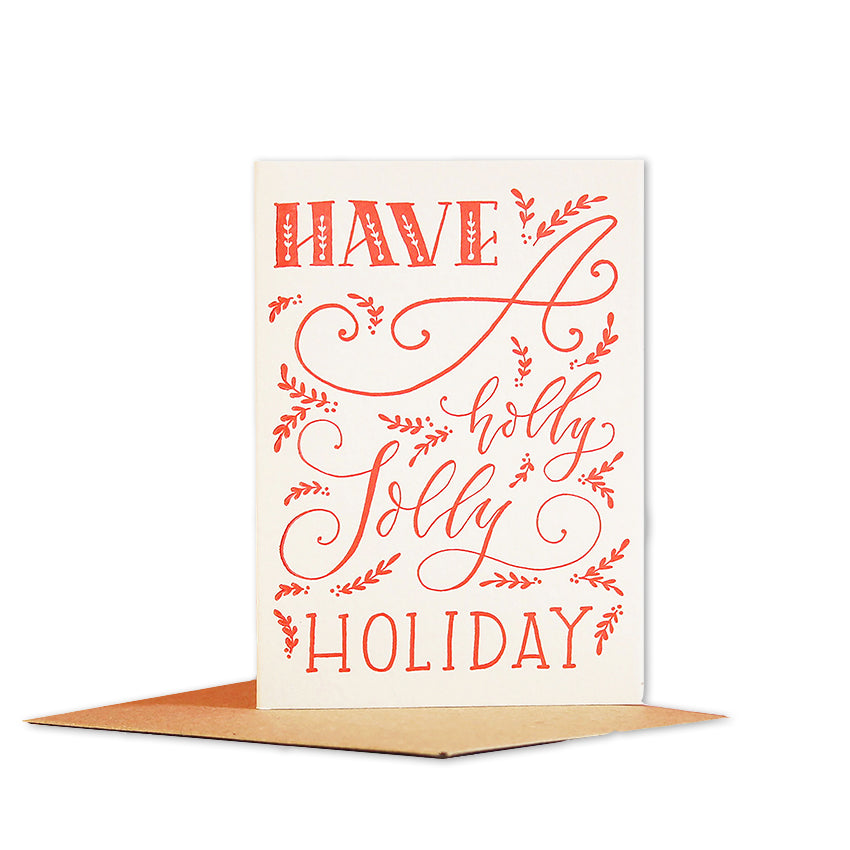 Jolly Holiday Mini Christmas Card