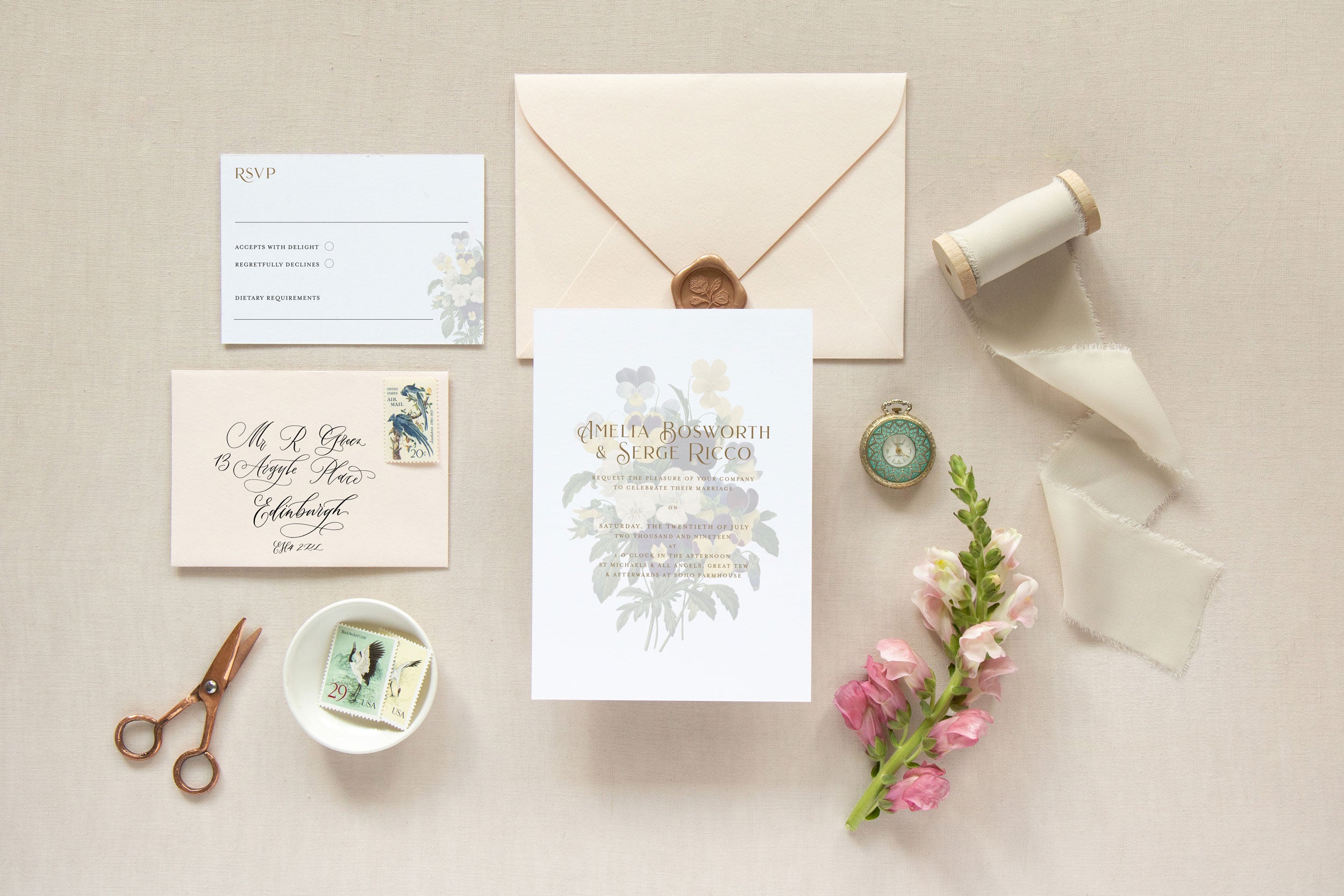 Pansy Collection - INVITATION
