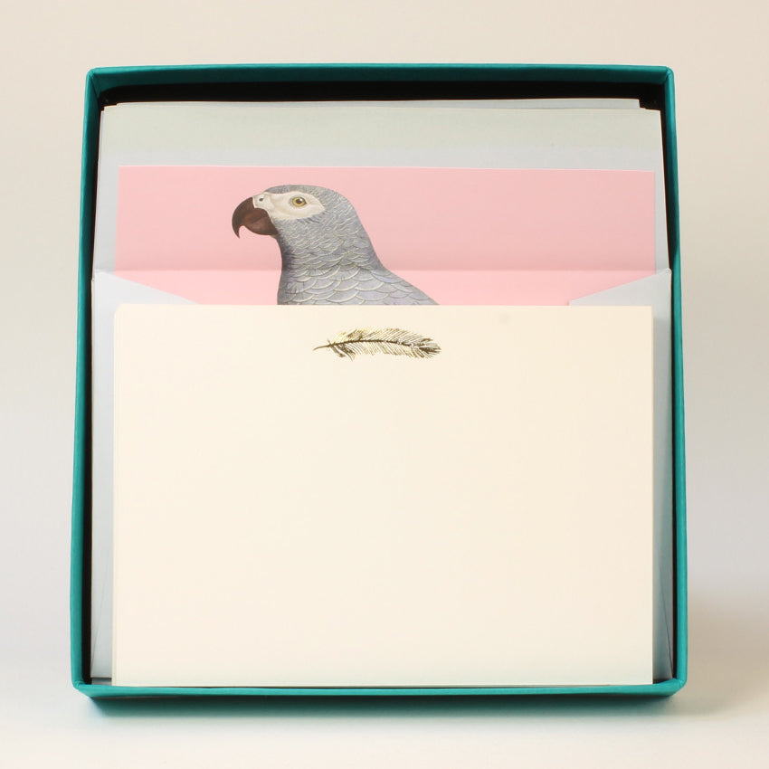 Luxury Correspondence Set - Parrot