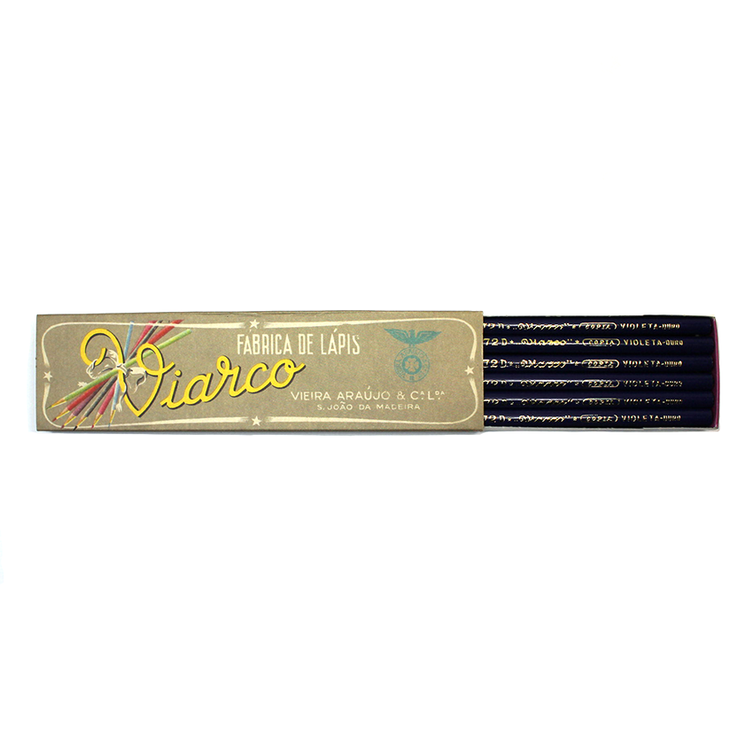 Vintage Viarco Violet Copying Pencils