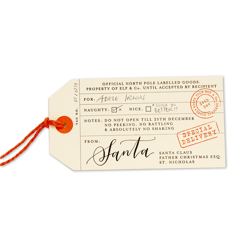 Luxury Santa Gift Tags