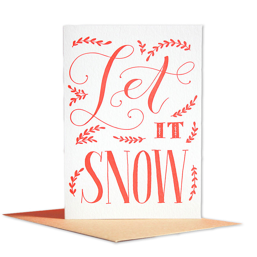 Let It Snow Christmas Card
